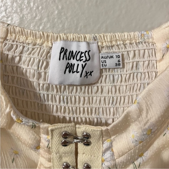 Princess Polly Yellow Floral Allyson Top - Picture 2 of 5